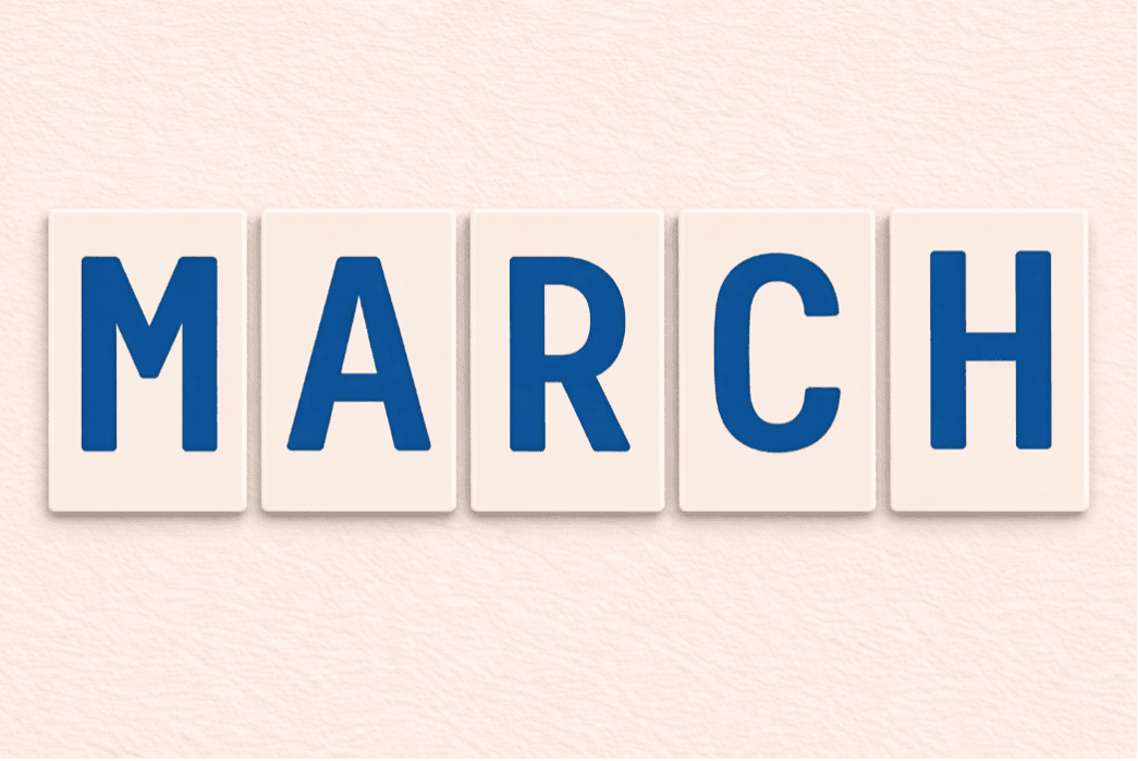 Monthly Report for March 2026